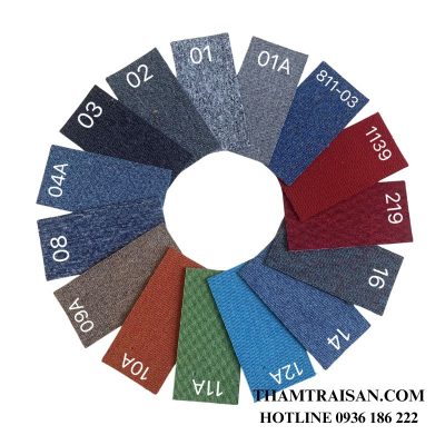 Màu sắc thảm tấm AZ Series