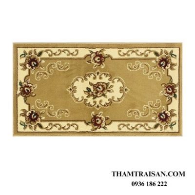 Thảm chùi chân tỉa bông cao cấp màu vàng