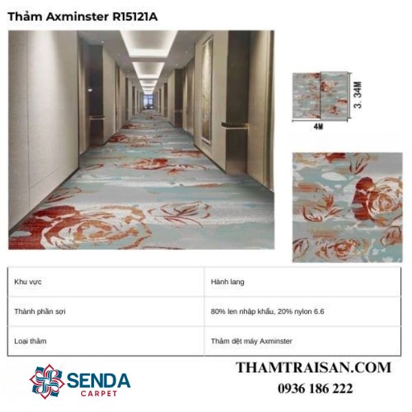 Cấu tạo của Thảm Axminster R15121A