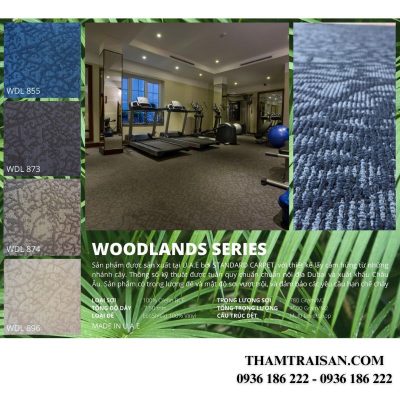 thông tin thảm tấm nhập khẩu Woodlands