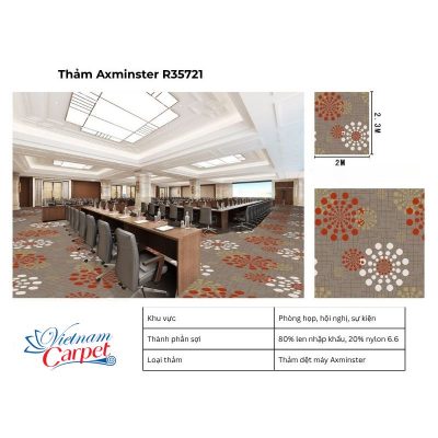 Thông số kỹ thuật Thảm Axminster R35721
