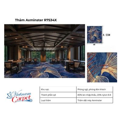 Thông số kỹ thuật Thảm Axminster R7534X