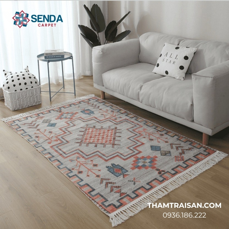 Thảm nỉ họa tiết