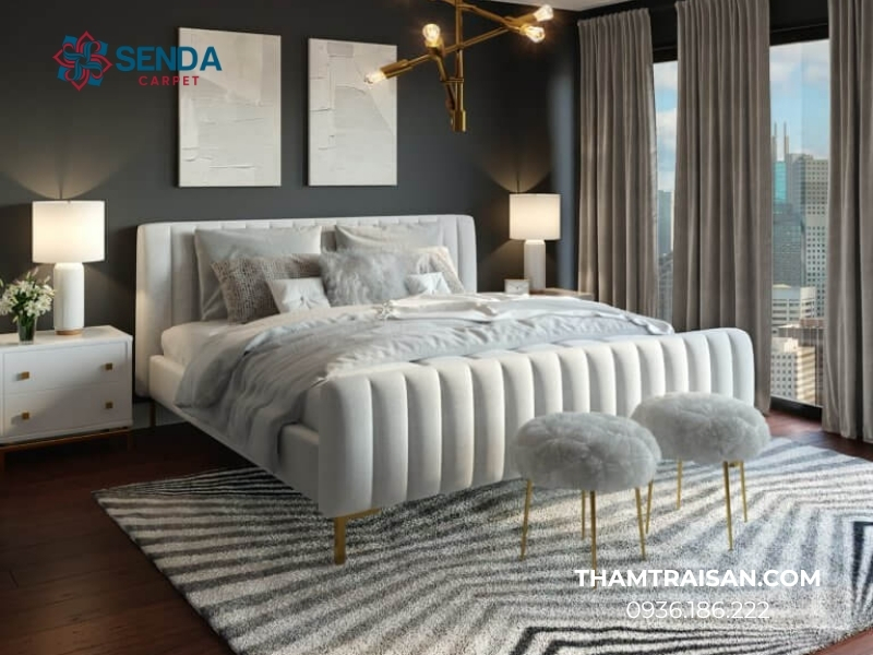 Thảm cuộn trải sàn phòng ngủ có tác dụng gì?
