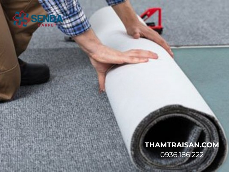 Thi công thảm trải sàn