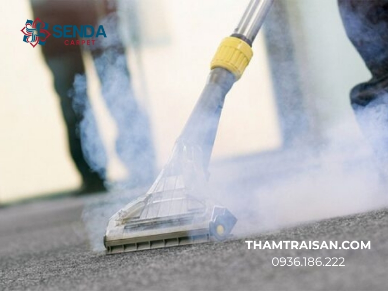 Vệ sinh thảm bằng hơi nước nóng