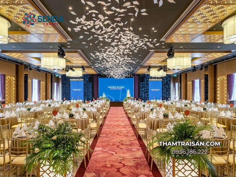 Thảm nỉ hoa văn