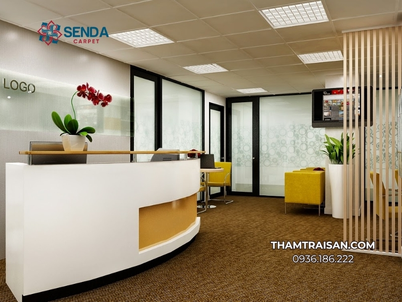 Kinh nghiệm chọn thảm văn phòng theo từng khu vực
