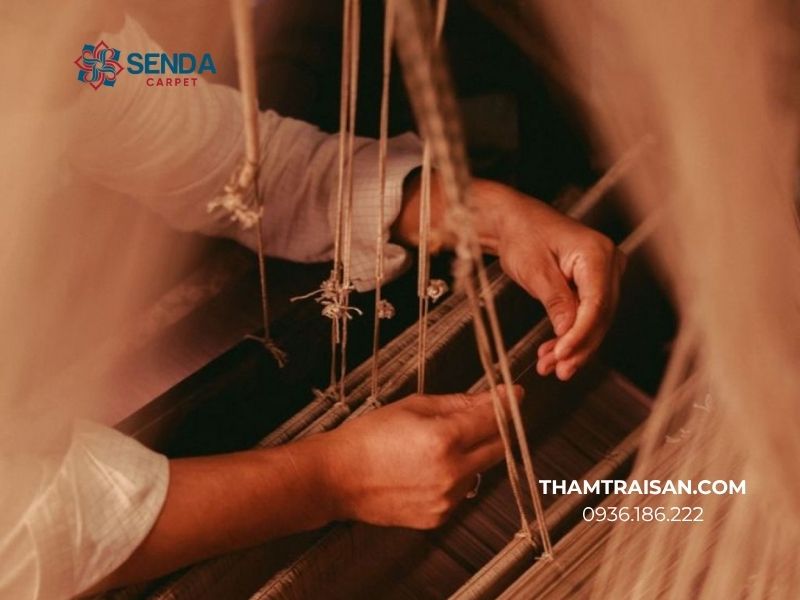 Quy trình làm nên tấm thảm thủ công