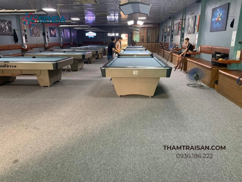 Các loại thảm trải sàn bida phổ biến hiện nay