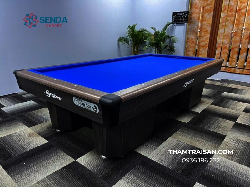 Công dụng của thảm trải sàn bida trong phòng chơi