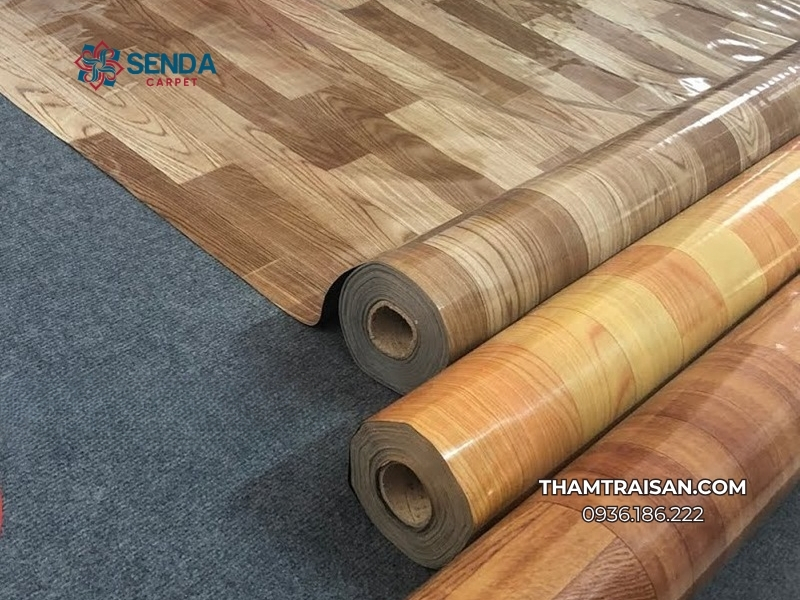 Thảm nhựa vân gỗ