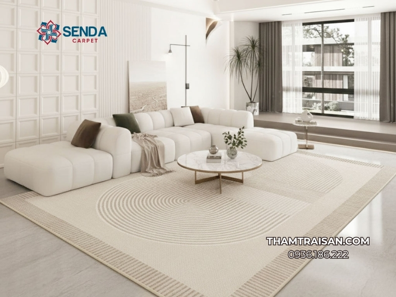 Xu hướng thảm sofa phòng khách hiện đại