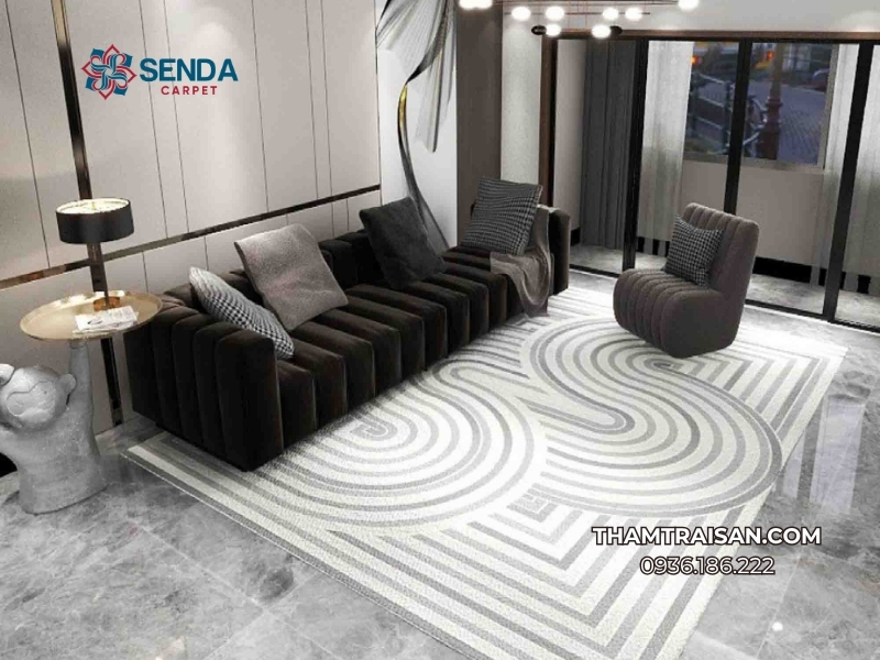 Xu hướng thảm sofa phòng khách hiện đại