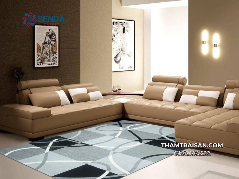 Chọn họa tiết thảm phù hợp phong cách thiết kế