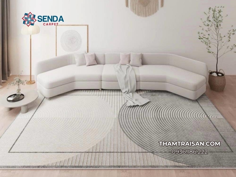 Những lưu ý khi chọn thảm sofa cho phòng khách phù hợp