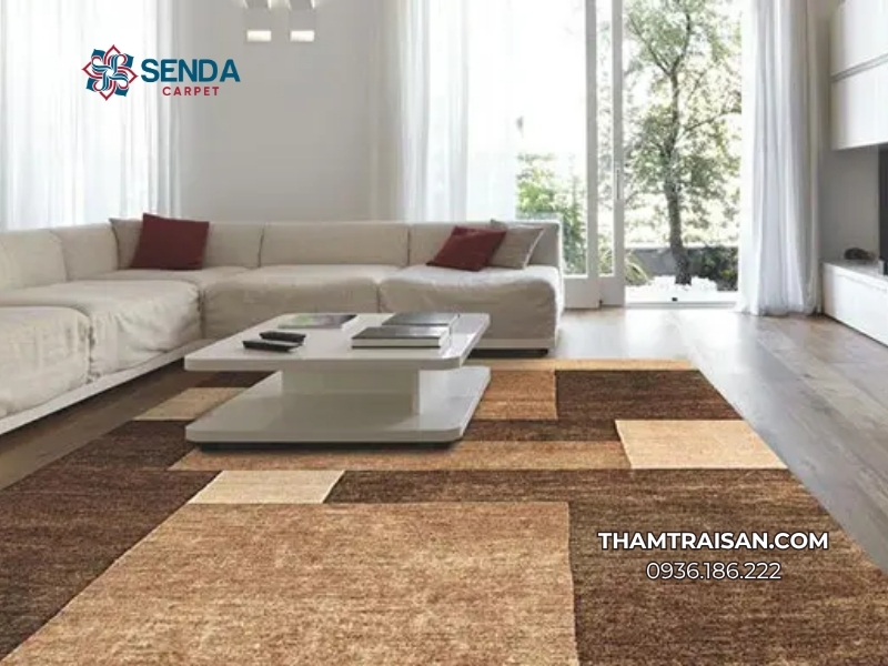 Mẹo bố trí thảm phòng khách đẹp