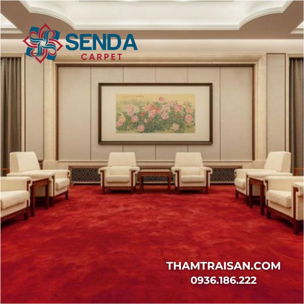 Ứng dụng của thảm khánh tiết hoa văn trung tâm