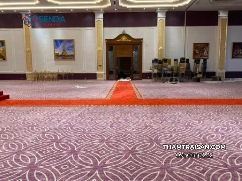 Thảm Axminster trải sàn hội trường tại Hải Phòng