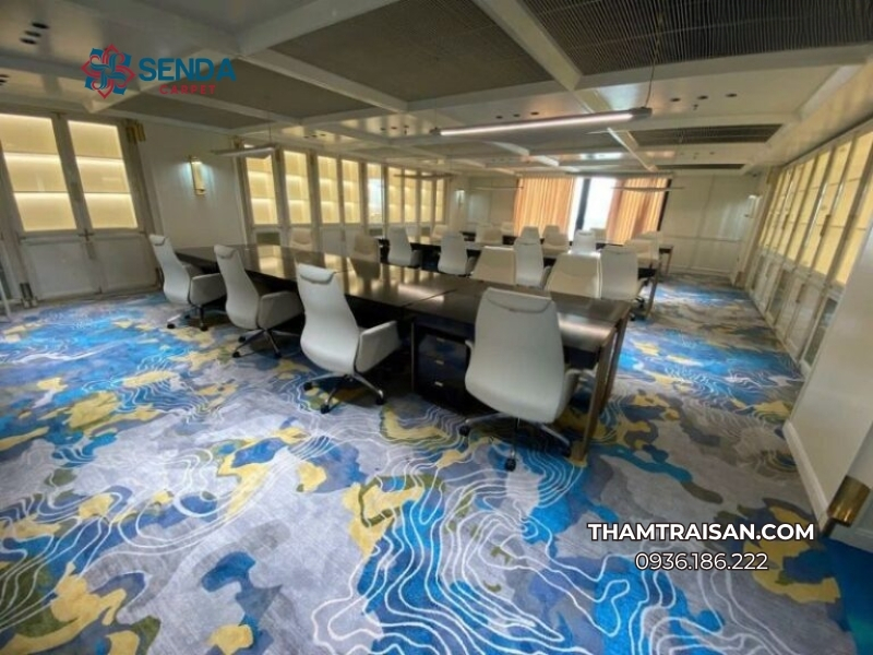 Thảm In Nylon trải sàn văn phòng công ty