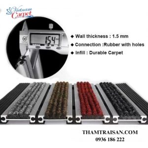 Đệm sàn nhôm chống trượt cho lối vào