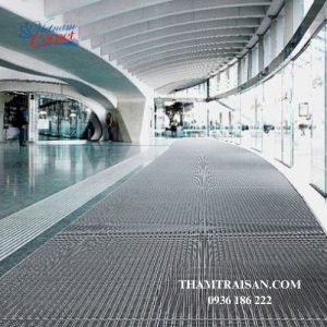 Thảm khung nhôm Emco Diplomat chèn sợi brush