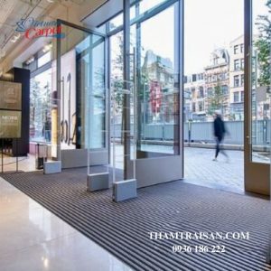 Thảm khung nhôm Emco Diplomat chèn sợi thảm