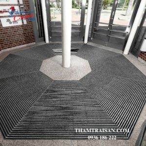 Thảm khung nhôm Emco Marschall chèn sợi thảm
