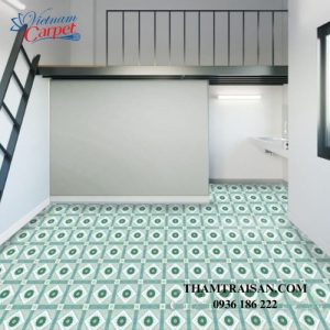 Thảm simili trải sàn hoa văn chống thấm Carpet