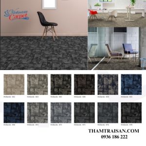 Thảm tấm Midlands - Nhập Dubai