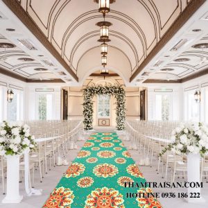 Thảm nỉ sự kiện hoa văn Carpet m5