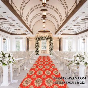 Thảm nỉ sự kiện hoa văn Carpetm4