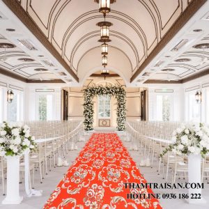 Thảm nỉ sự kiện hoa văn Carpet