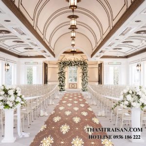 Thảm nỉ sự kiện hoa văn Carpet m3