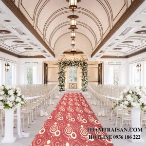 Thảm nỉ sự kiện hoa văn Carpet m2