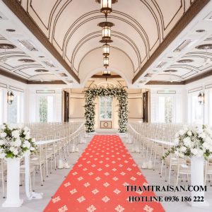 Thảm nỉ sự kiện hoa văn Carpet mẫu 1