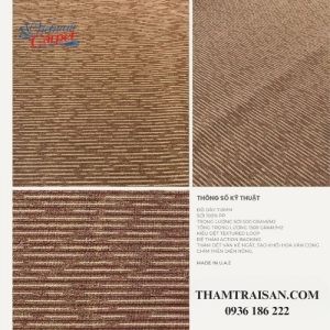 Thảm cuộn hoa văn Crest