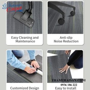 Thảm tấm đế cao su Rosyrock