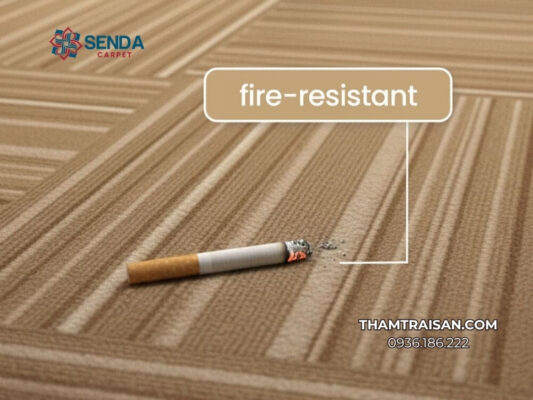 Công dụng đặc biệt của thảm chống cháy