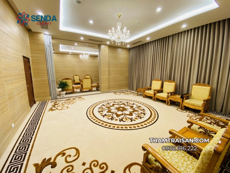 Thảm khánh tiết cho không gian trang trọng