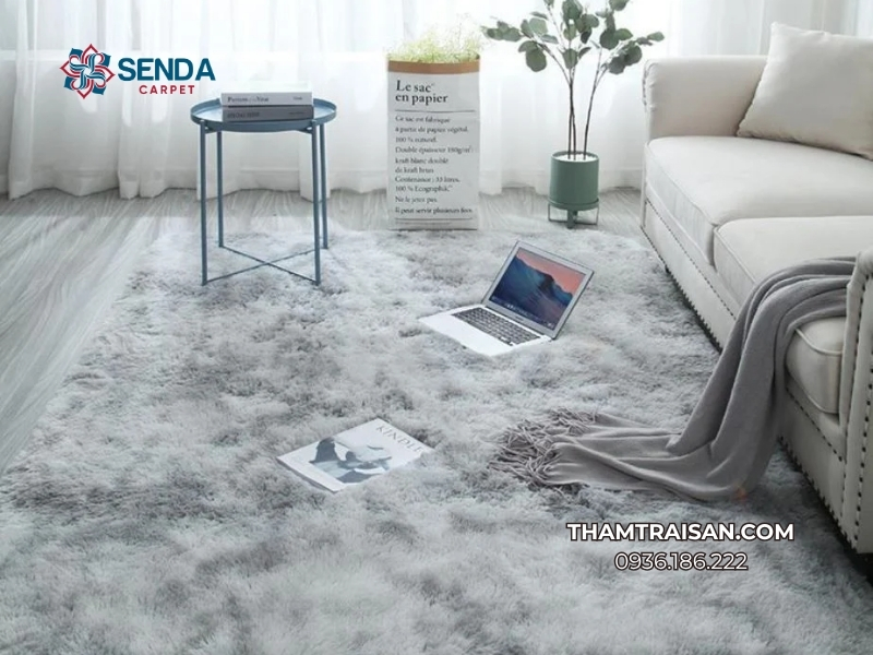 Cân nhắc khi sử dụng thảm lông xù dài
