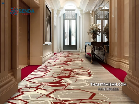 Thảm họa tiết hình tròn