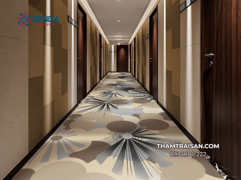 Thảm họa tiết hoa lá