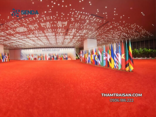 Thảm khánh tiết cho sảnh hội nghị