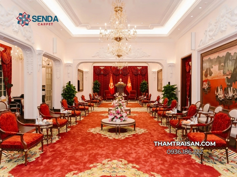Thảm khánh tiết cho phòng họp cấp cao