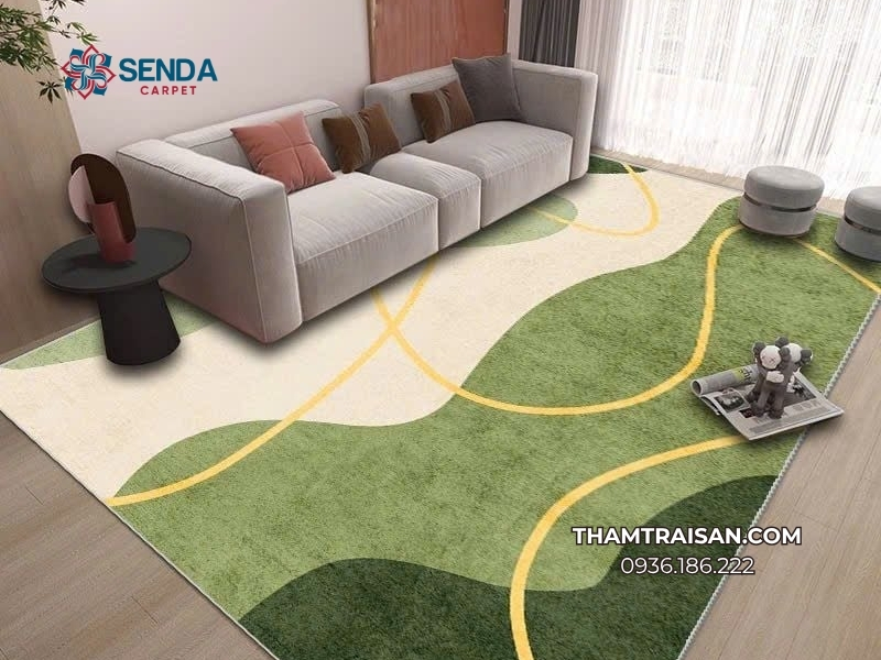 Thảm phòng khách mệnh Mộc