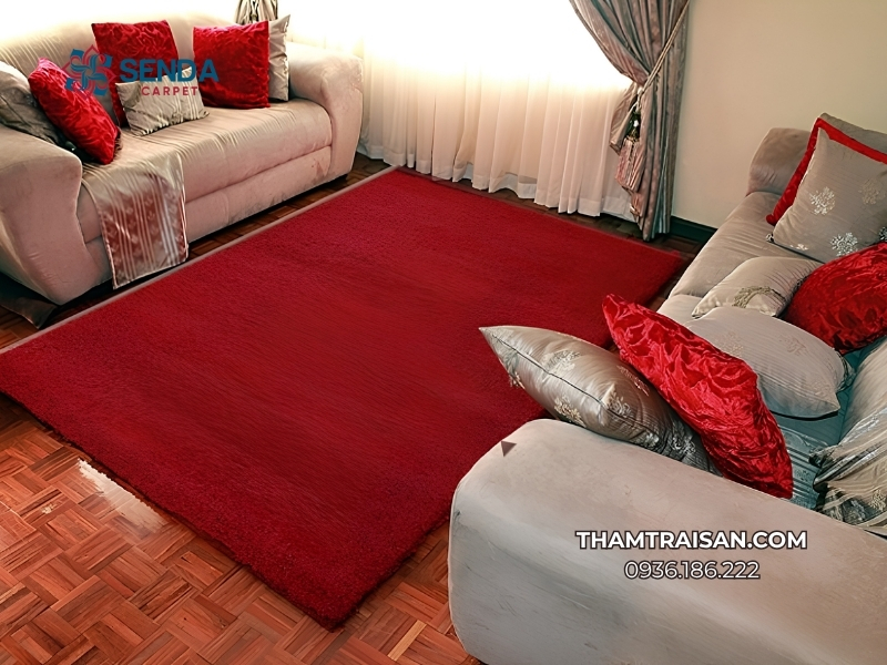 Thảm phòng khách mệnh Hỏa
