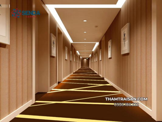 Cân đối họa tiết với màu sắc thảm