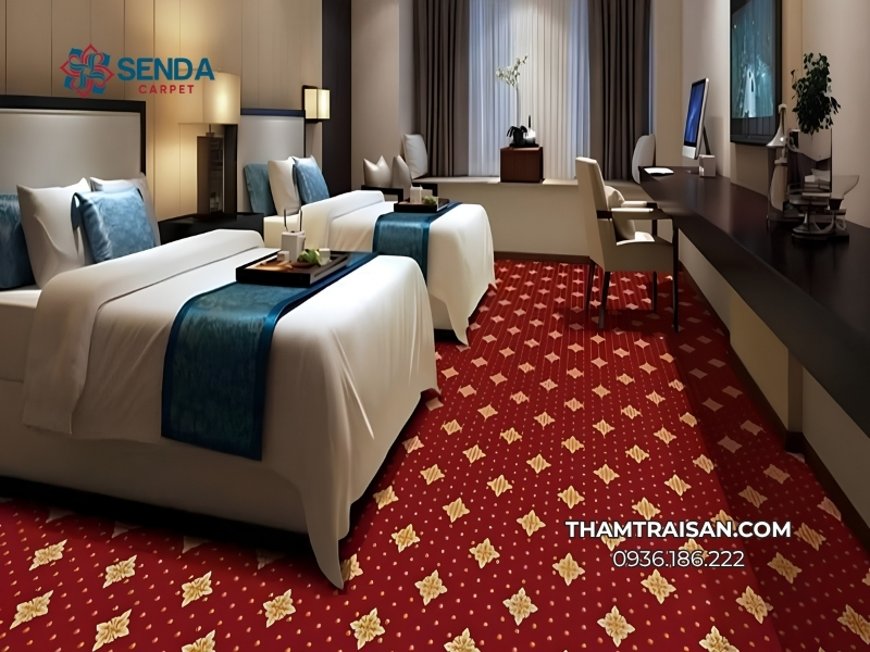 Cách chọn họa tiết thảm cuộn hoa văn theo không gian