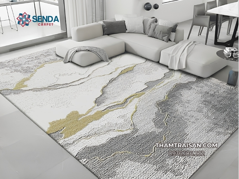 Hoa văn thảm trải sàn ảnh hưởng thế nào đến không gian?